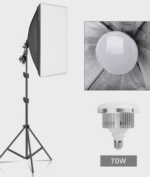 Professionele Softbox Verlichting Set 50x70cm voor Fotografie & Video (LED Bi-Color)