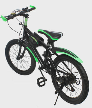 Kinder Mountainbike 20 inch - Carbon Steel Frame, 7 Versnellingen, Volledige Schokdemping