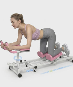 Verstelbare Core Trainer & Abdominal Workout Machine voor Thuis Fitness