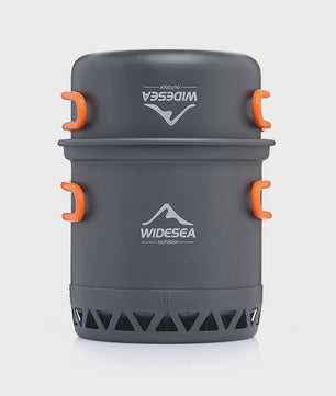Widesea Camping Kookset 1.3L/2.3L Outdoor Potten & Pannen Set - Lichtgewicht Aluminium