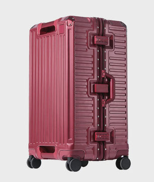 Luxe Aluminium Frame Koffer Trolley - 20-30 inch - Reisbagage Heren & Dames - Met USB Poort & Bekerhouder
