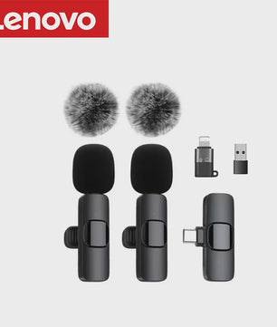 Draadloze Lavalier Microfoon - Mini Draagbaar voor iPhone & Android