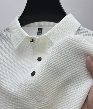 Heren Zomer Polo Shirt Korte Mouw Ademend Sneldrogend Mesh Zakelijk Casual