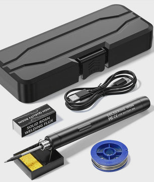 Draagbare USB Digitale Soldeerbout met Instelbare Temperatuur (300-450°C) en Type-C Opladen