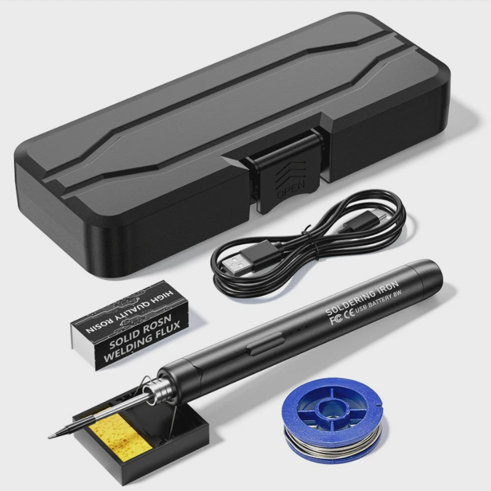 Draagbare USB Digitale Soldeerbout met Instelbare Temperatuur (300-450°C) en Type-C Opladen
