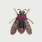 Luxe Bijen Broche met Kristallen - Vintage Baroque Stijl