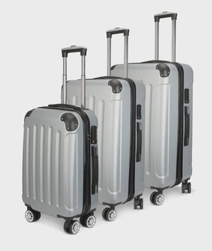 3-delige Hardcase Koffer Set: Lichtgewicht ABS Trolley met TSA Slot en Spinner Wielen