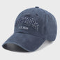 New York Baseball Cap - Washed Katoen Snapback voor Heren & Dames