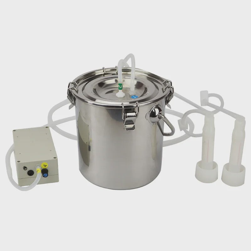 Automatische Melkmachine voor Koeien en Schapen - 8L RVS met Pulsatie