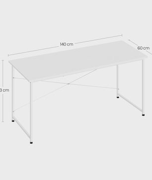 Moderne Metalen Bureau - Computer, Werk, Studie & Gaming Tafel