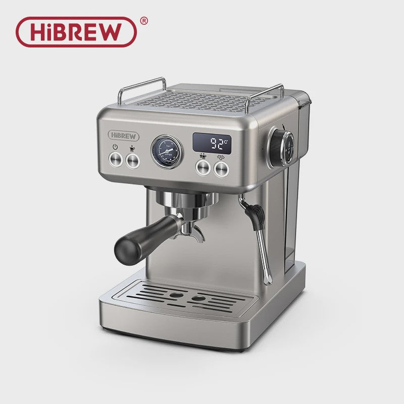 HiBREW H10A Semi-Automatische Espressomachine - 20 Bar, Instelbare Temperatuur & 58mm Portafilter