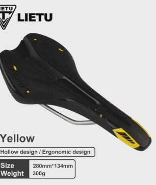 LIETU Fietzadel - Comfortabel MTB & Racefiets Zadel met Siliconen Gel Kussen en Antislip Grip