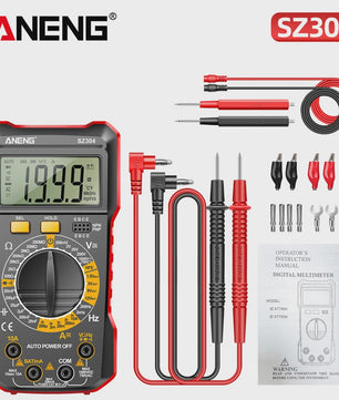 ANENG SZ304 Digitale Multimeter: Hoge Precisie AC/DC Spanning, Stroom, Weerstand & NCV Tester