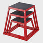 Metalen Plyo Box Springbox - Antislip Top - 12, 18, 24, 30 Inch - Home Gym Training
