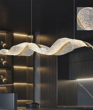 Moderne LED Golf Plafondlamp - Design Hanglamp voor Eetkamer, Restaurant & Bar