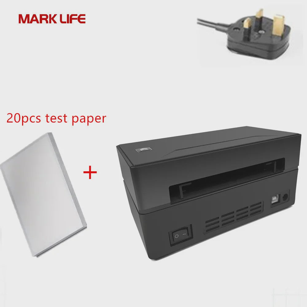 Marklife D100 Thermische Labelprinter: Print Verzending, Barcode & Bedanklabels Vanaf PC/Smartphone