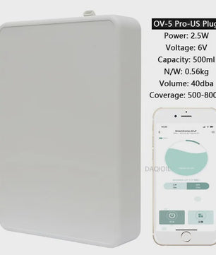 Slimme Geur Diffuser 500ml - Waterloos Essentiële Olie Aroma Apparaat met App Bediening