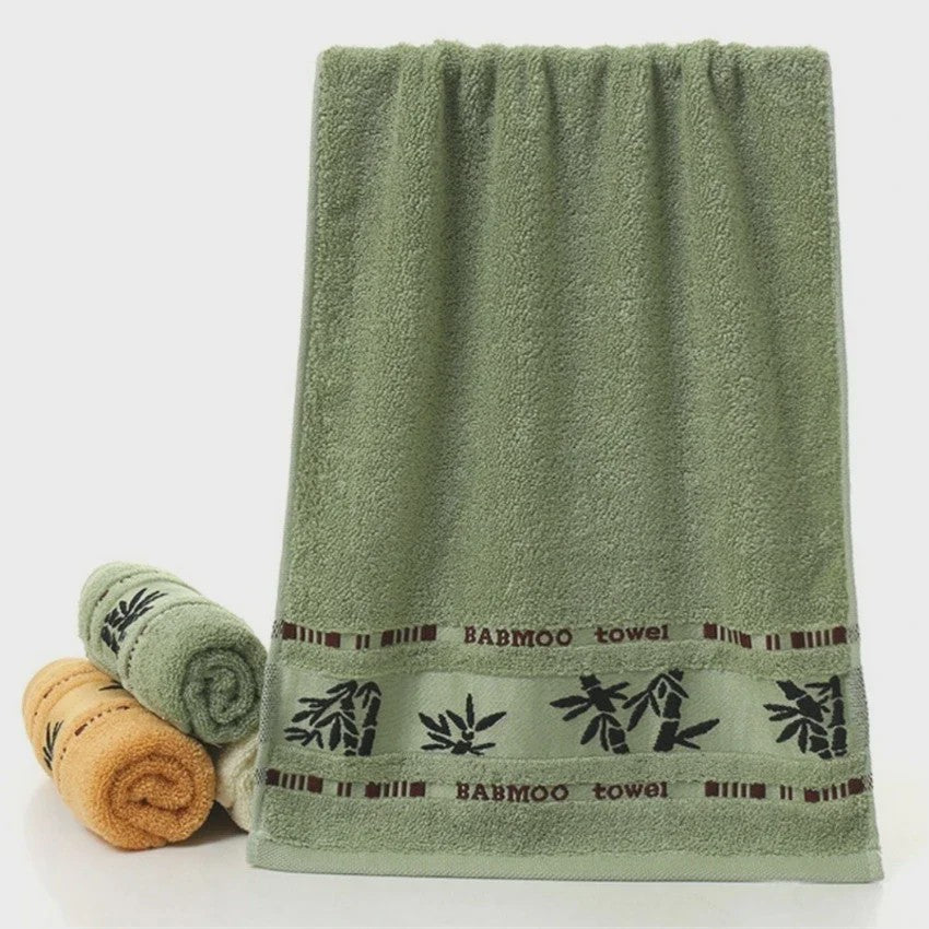 Luxe Bamboe Vezel Handdoeken Set - Zacht, Absorberend & Stijlvol