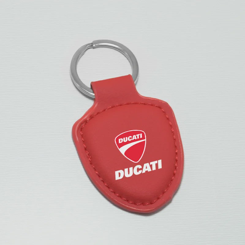 Leren Ducati Autosleutelhanger - Perfect voor Monster, Panigale & meer