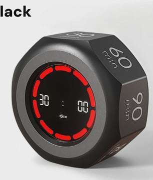 Slimme Timer Kubus met Zwaartekracht Sensor - Visuele Tijdmanagement Tool met LED Scherm