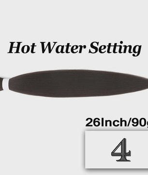 Pre-stretched Braiding Hair 26 Inch - Synthetische Haarverlengingen voor Crochet Braids in Kleuren