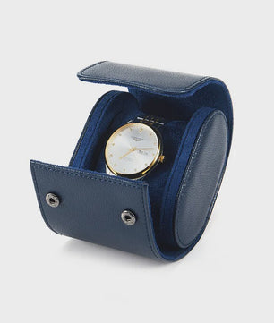 Luxe Embers Groene Horlogerolle - Echt Lederen Reis Etui voor 1, 2 of 3 Horloges