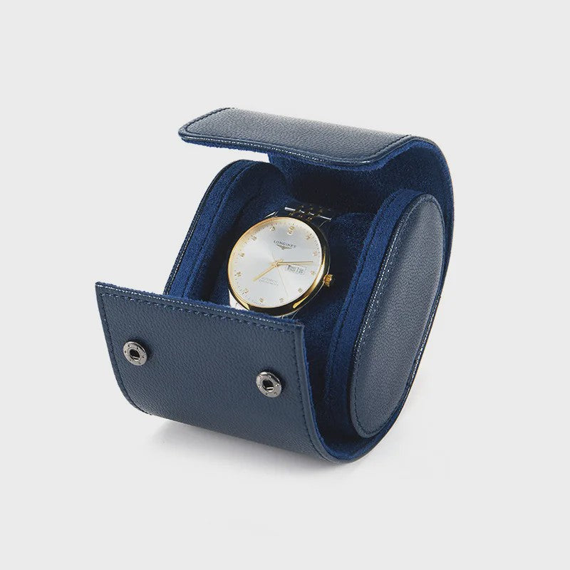 Luxe Embers Groene Horlogerolle - Echt Lederen Reis Etui voor 1, 2 of 3 Horloges