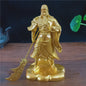 Bronzen Guan Gong Beeld - Feng Shui Resin Beeld voor Huisdecoratie
