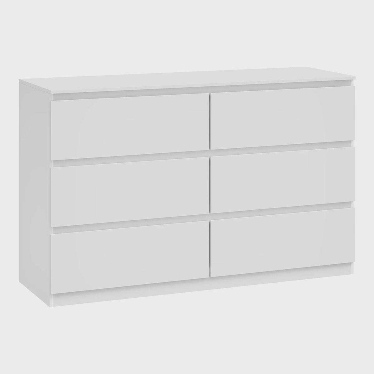 Moderne Commode met 6 Lades - 120x40x75cm - Woonkamer, Slaapkamer, Hal