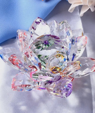 Kristallen Lotusbloem Decoratie - Feng Shui Sieraad & Uniek Cadeau