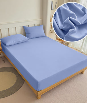 Hoeslaken 100% Polyester met Elastische Band - Diverse Maten & Kleuren