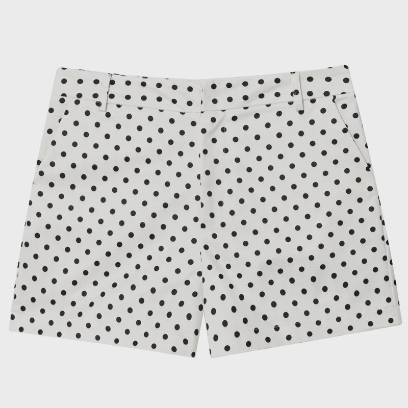 Dames Bomberjack met Polka Dots - Oversized Crop Jacket voor de Demi-Season