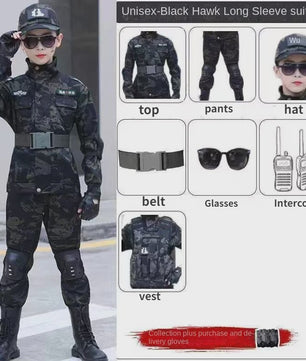 Kinder Special Forces Camouflage Trainingspak - Zwarte Adelaar