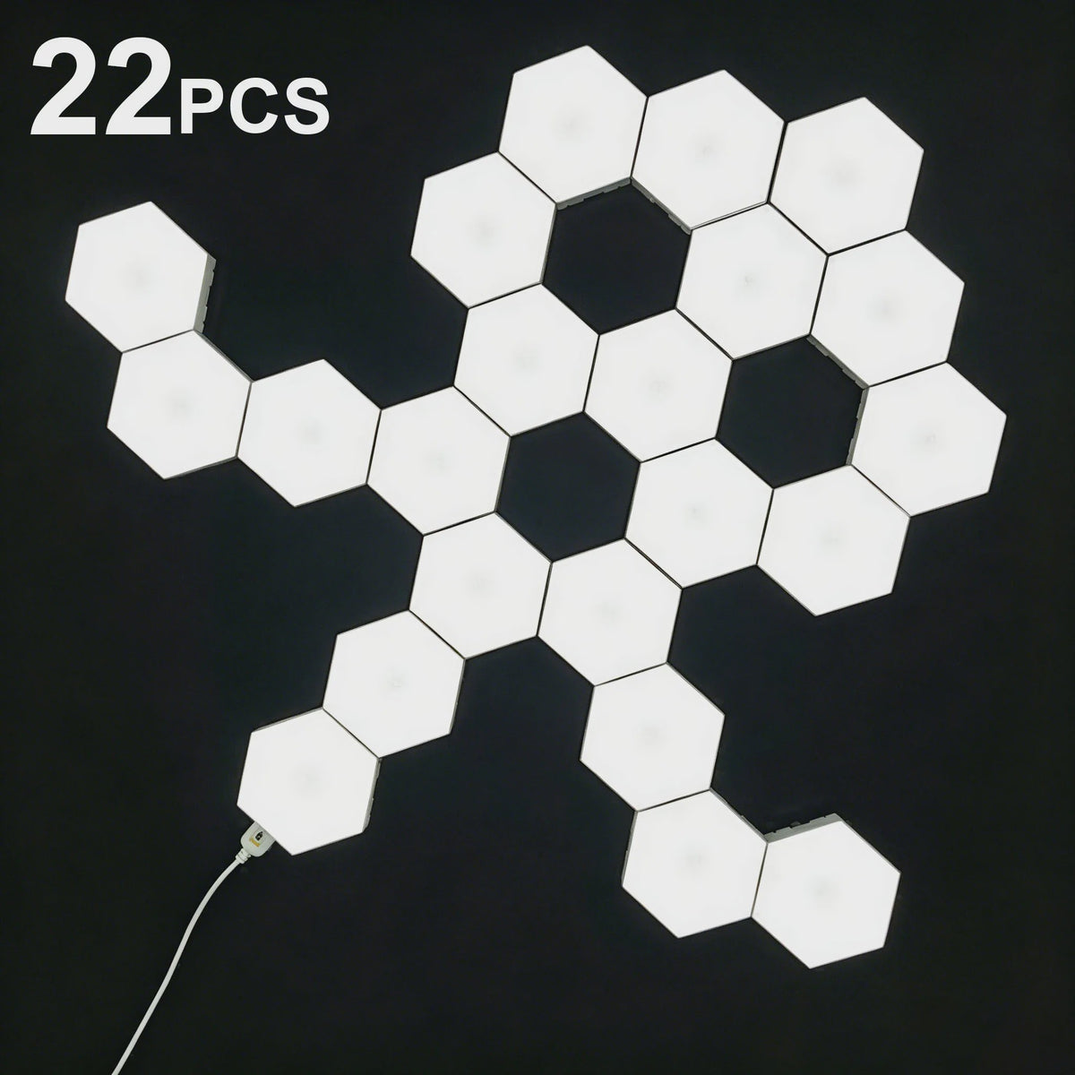 Modulaire Hexagon LED Wandlampen - Touch Gevoelig & DIY Combinatie
