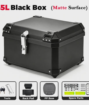 Universele Motor Topkoffer - 45L/57L/65L - Waterdicht & Veilig - Helm Opbergbox