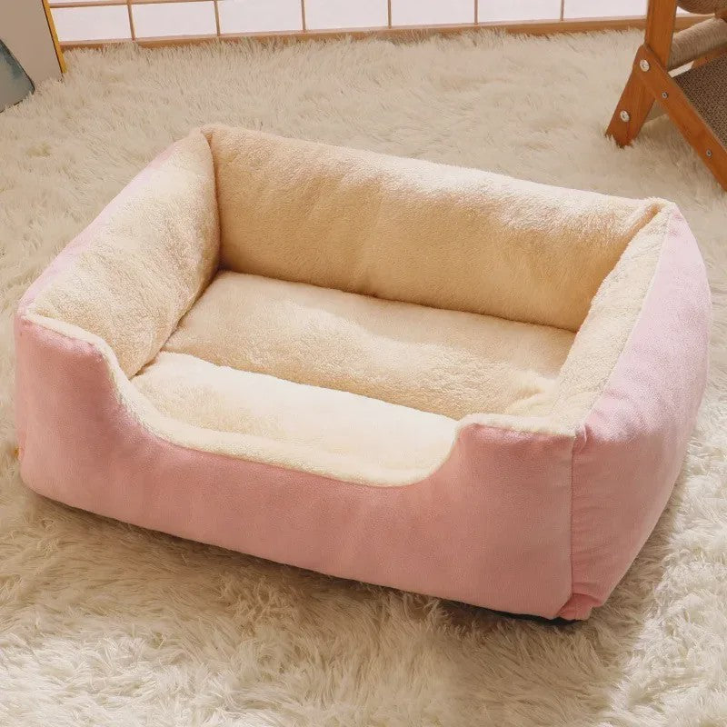 Luxe Pluche Huisdiermand - Comfortabel en Zacht Bed voor Katten en Kleine Honden