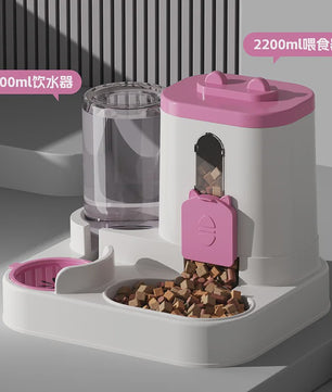 Automatische Voerbak en Waterdispenser voor Huisdieren - Anti-Knoei Ontwerp