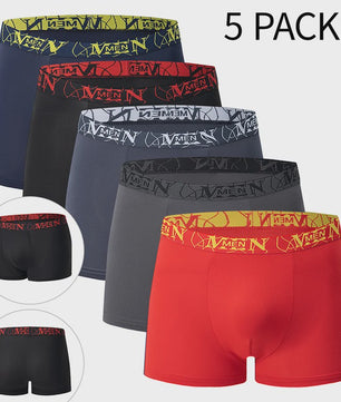 Set van 5 of 10 Heren Boxershorts - Comfortabel, Modieus en Elastische Taille