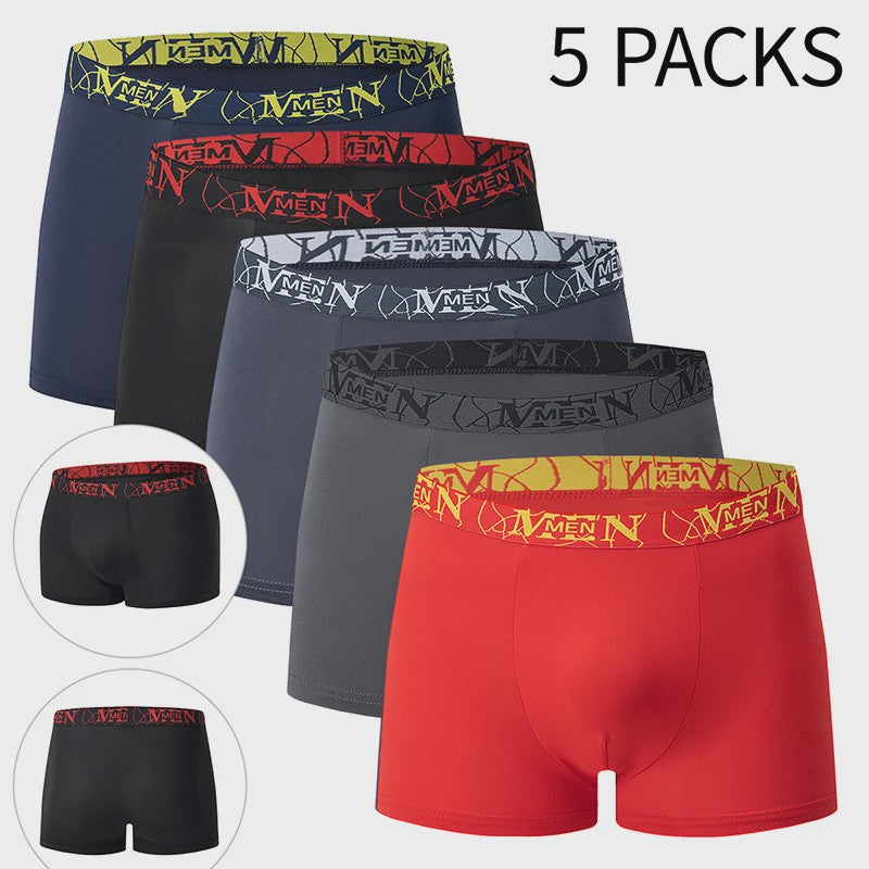Set van 5 of 10 Heren Boxershorts - Comfortabel, Modieus en Elastische Taille