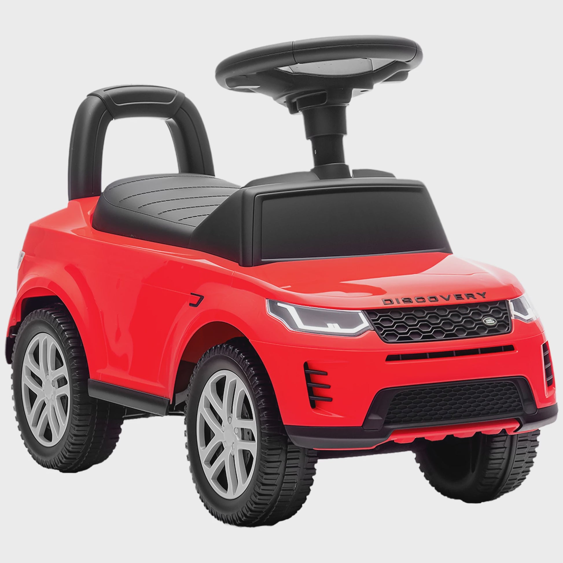 Land Rover Licentie Loopauto Rood voor Kinderen 18-36 Maanden met Geluid en Opbergruimte
