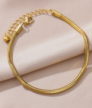 Gouden Roestvrij Staal Enkelbandjes met Parels en Kleurrijke Bedels - Zomer Sieraden