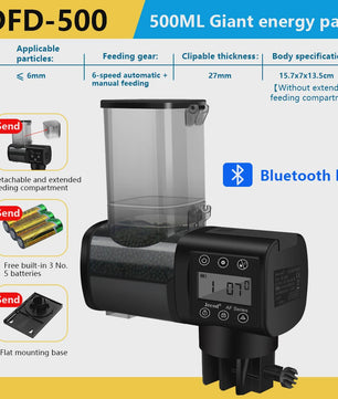Jebao Jecod Automatische Aquarium Voederautomaat met Digitale Timer & Afstandsbediening