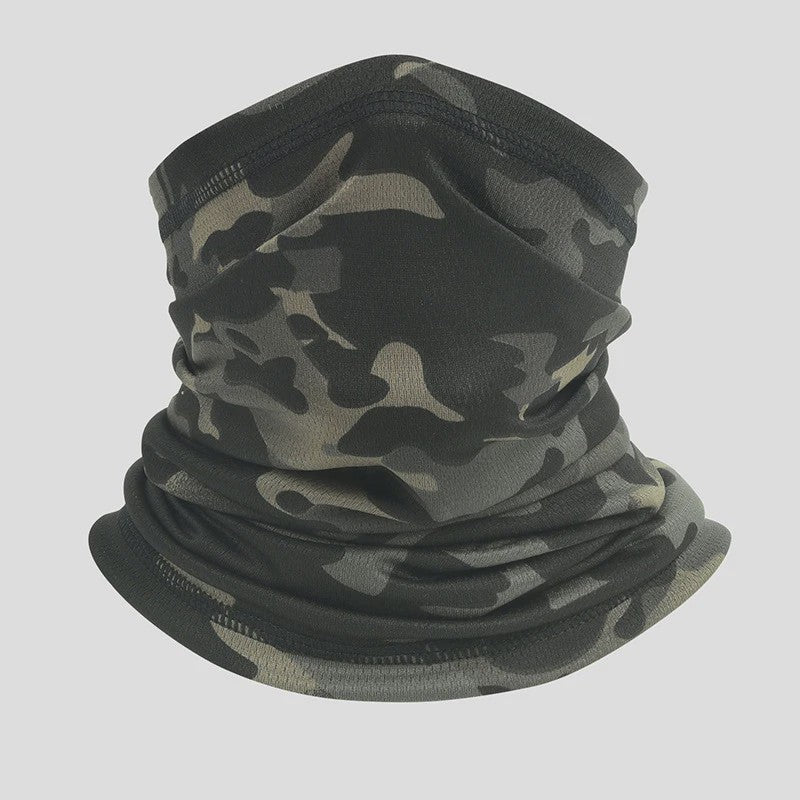 Veelzijdige Camouflage Nekwarmer & Buff - Ademend & UV Beschermend voor Outdoor Sport