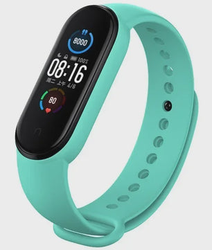 Siliconen Polsband voor Xiaomi Mi Band 7, 6, 5, 4, 3 - Vervangend Bandje Smartwatch Accessoire