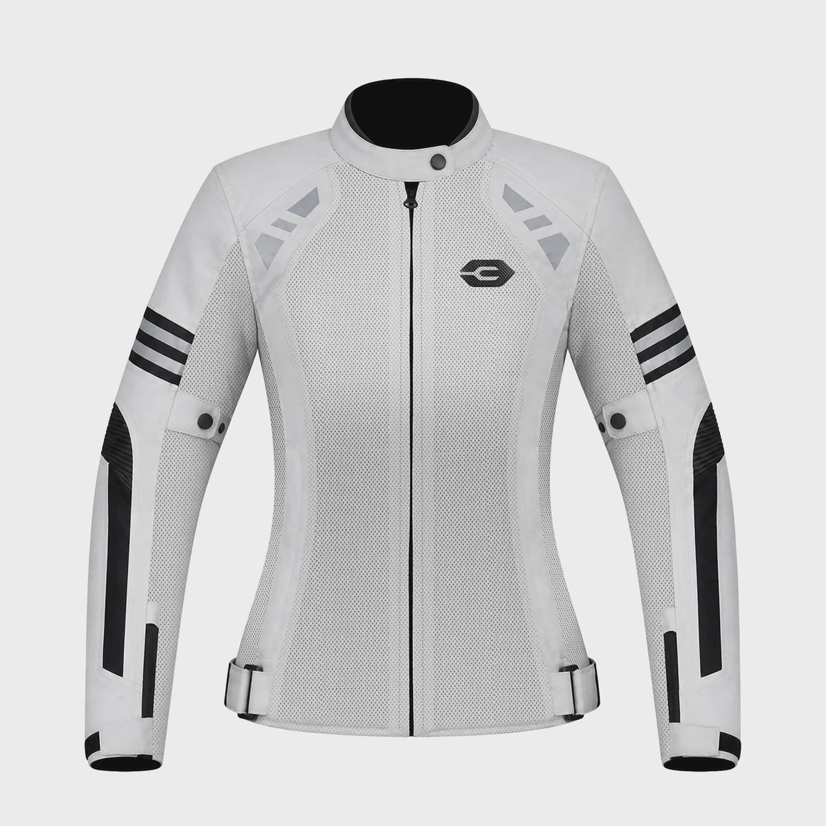 Ademende Dames Motorjas Zomer - Mesh Textiel met Verwijderbare Protectors