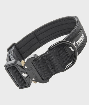 TSPRO Tactische Hondenhalsband Heavy Duty met Metalen Gesp - Verstelbaar voor Middelgrote tot Grote Honden
