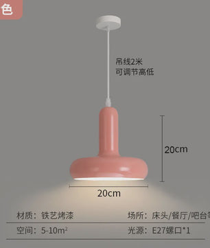 Moderne Paddenstoel Hanglamp Cream Style - Sfeervolle Verlichting voor Slaapkamer & Hotel