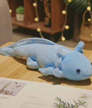 Knuffel Axolotl / Salamander Pluche Speelgoed (23cm/45cm) - Zacht Kussen & Sleutelhanger