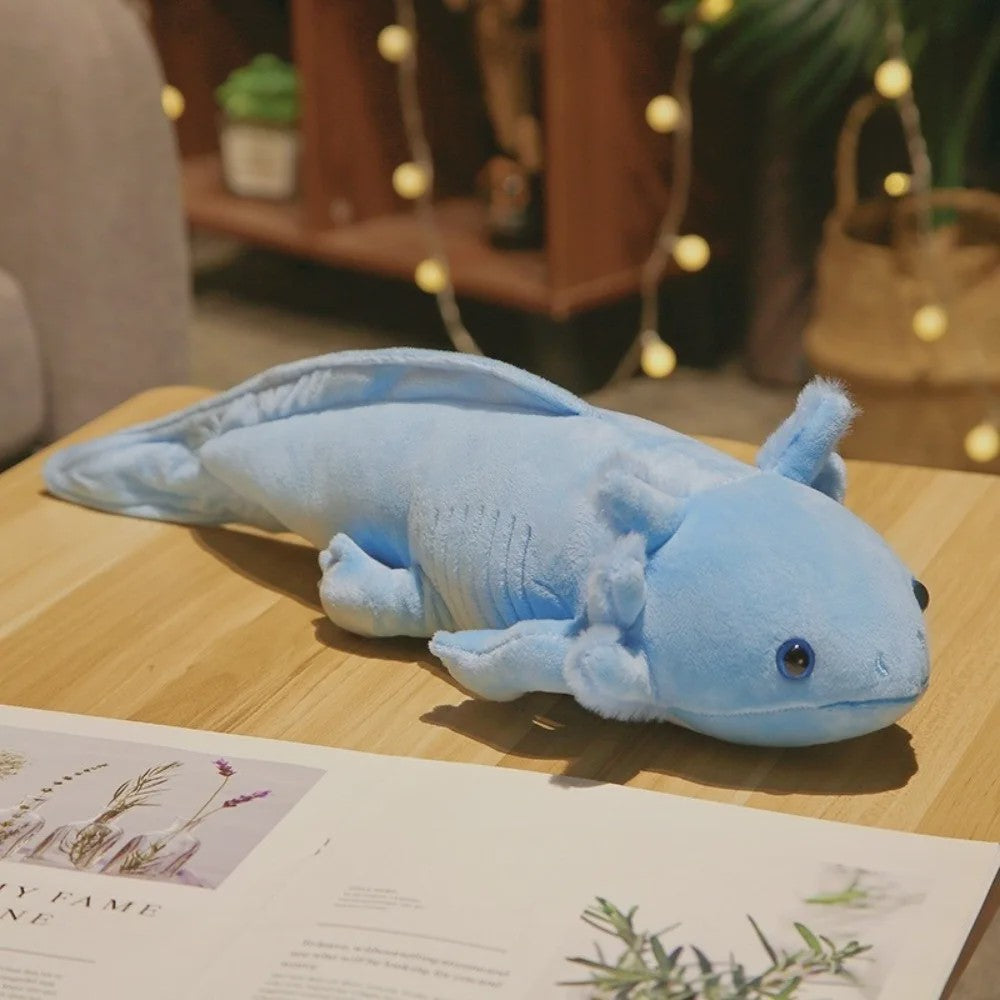 Knuffel Axolotl / Salamander Pluche Speelgoed (23cm/45cm) - Zacht Kussen & Sleutelhanger