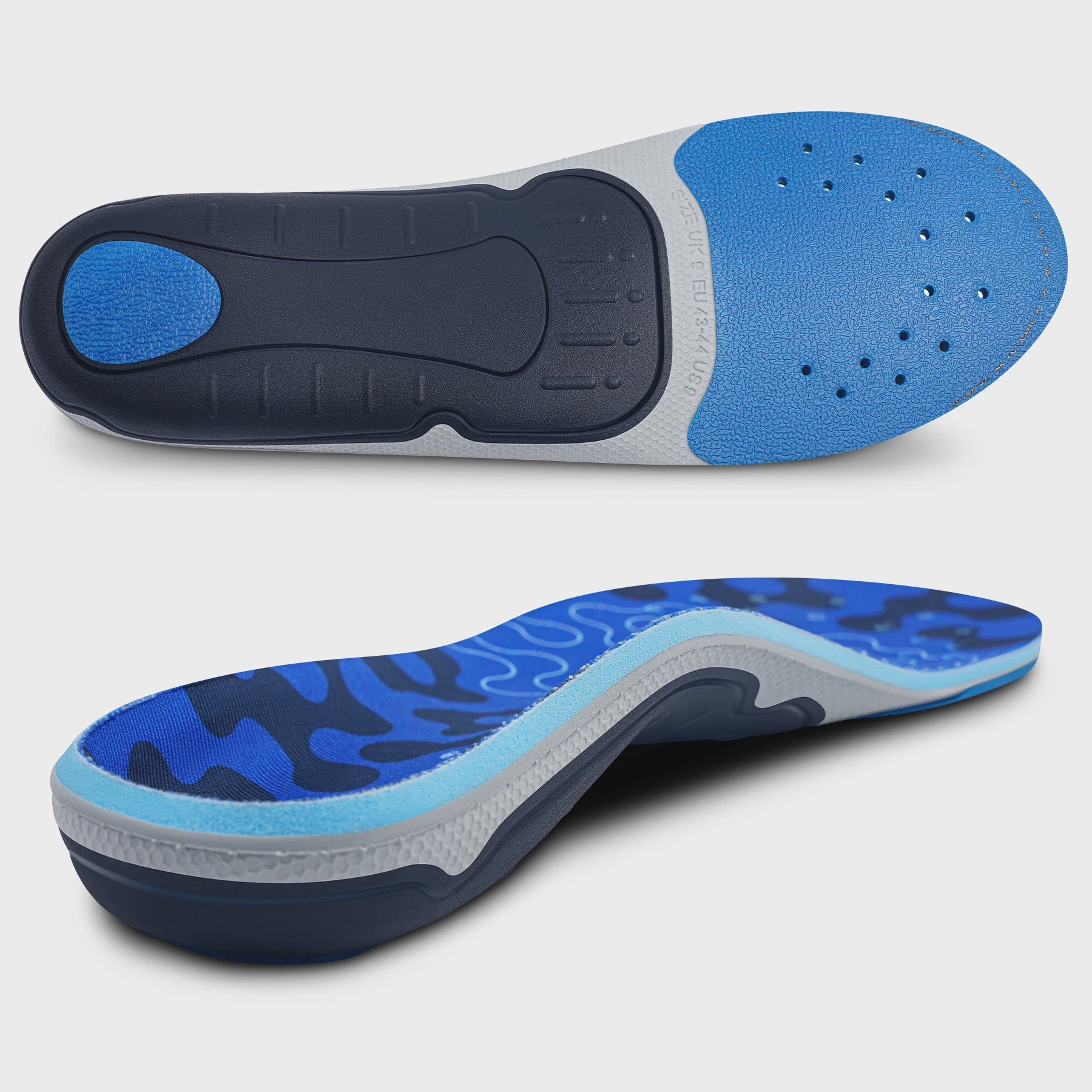 Orthopedische Steunzolen voor Platte Voeten, Hielpijn & Plantaire Fasciitis - Unisex Schoen Inlegzolen